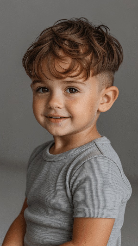 22 Longer Toddler Boy Haircuts for a Stylish Look 4 Textured Crop with Length
