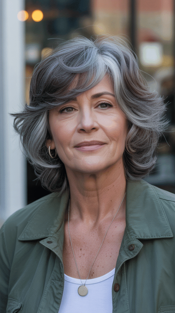 Top 36 Low-Maintenance Haircuts for Women Over 70 29 The Jaw-Length Shag