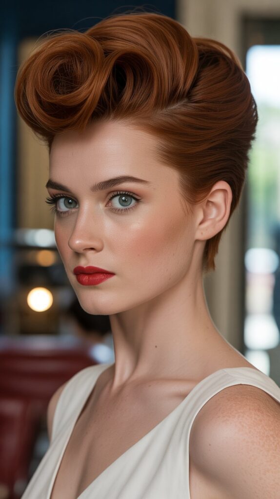 Sculptured Pompadour