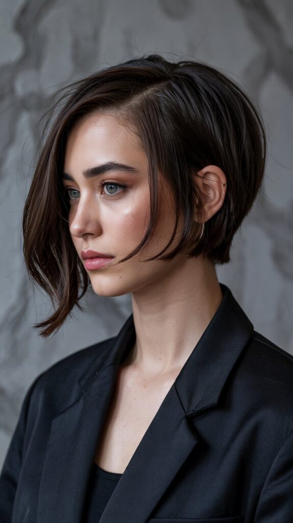 27+ Cute Haircuts for Thin Hair to Add Volume and Style 17 Inverted Bob