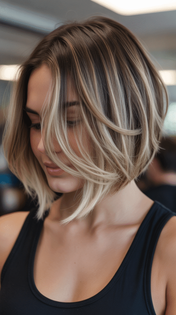Best 30+ Chic Short Stacked Inverted Bob Haircuts for a Modern Look 25 Stacked Bob with Ombre