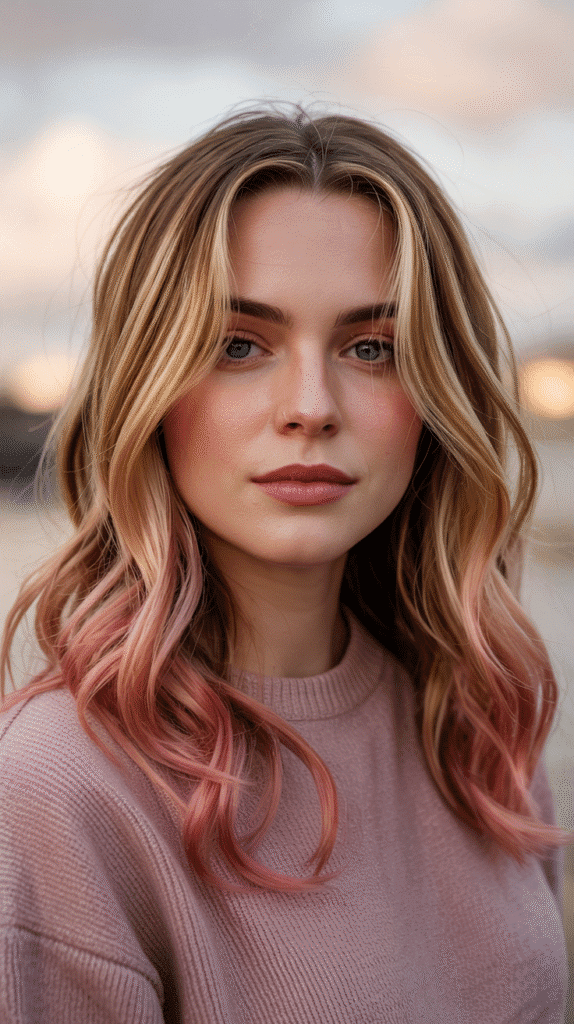 Sunset Blonde Highlights
