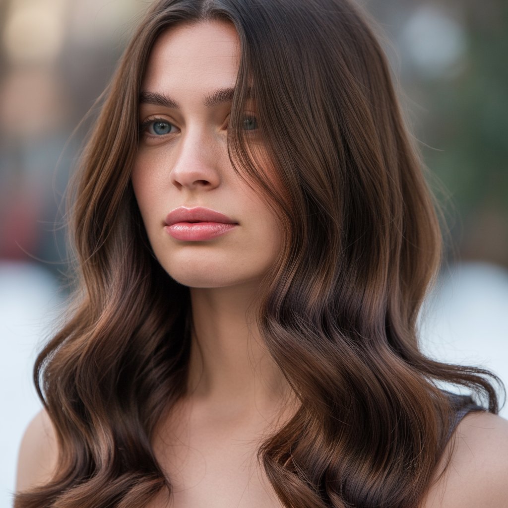 Best 27+ Elegant Winter Hair Colors for Brunettes 1 Rich Chocolate Cherry