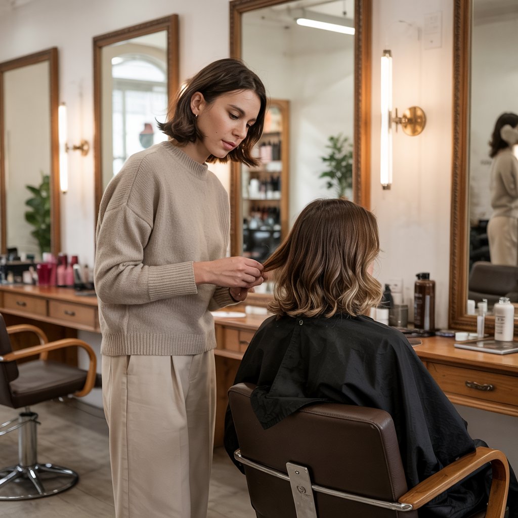 29 Professional Hairstylist Work Outfits for Women 3 Monochromatic Neutrals for Versatile Styling