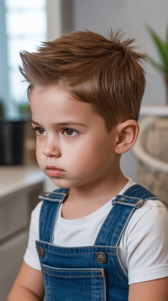 Top 30 Stylish Children Hairstyles for Little Boys That Are Totally Adorable 10 The Spiky Style