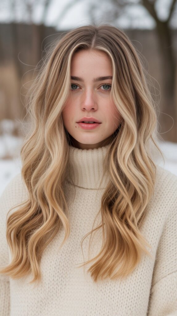 25+ Winter Hair Colors for Blondes: Cool, Chic, and Stunning 13 Toasted Coconut Blonde