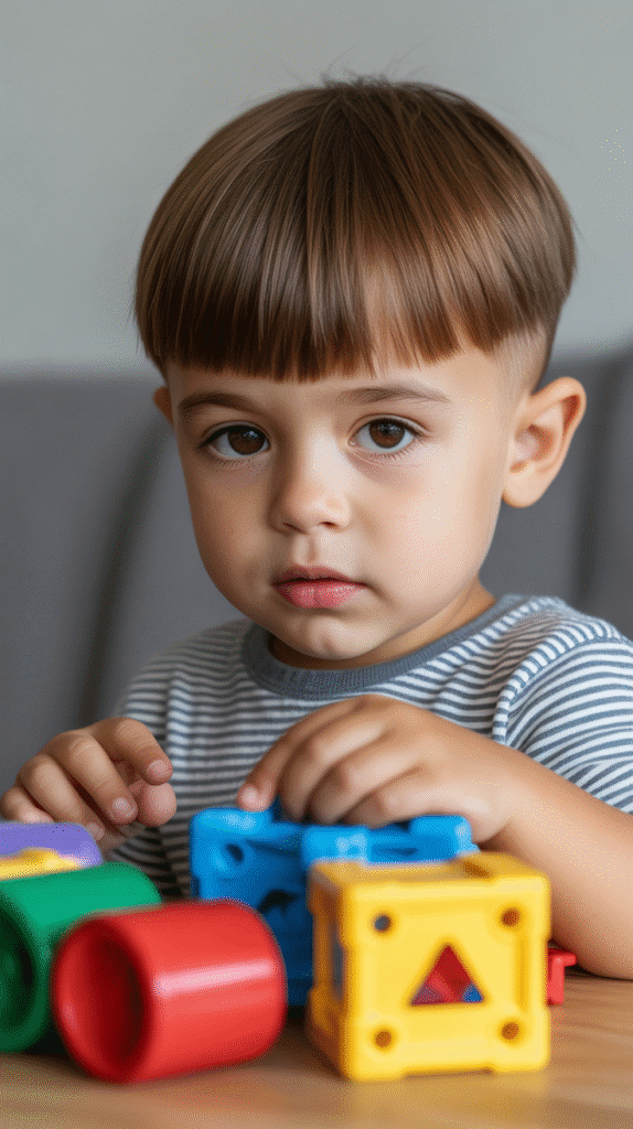 30 Cute Toddler Boy Haircuts Every Parent Will Love 12 The Caesar Cut