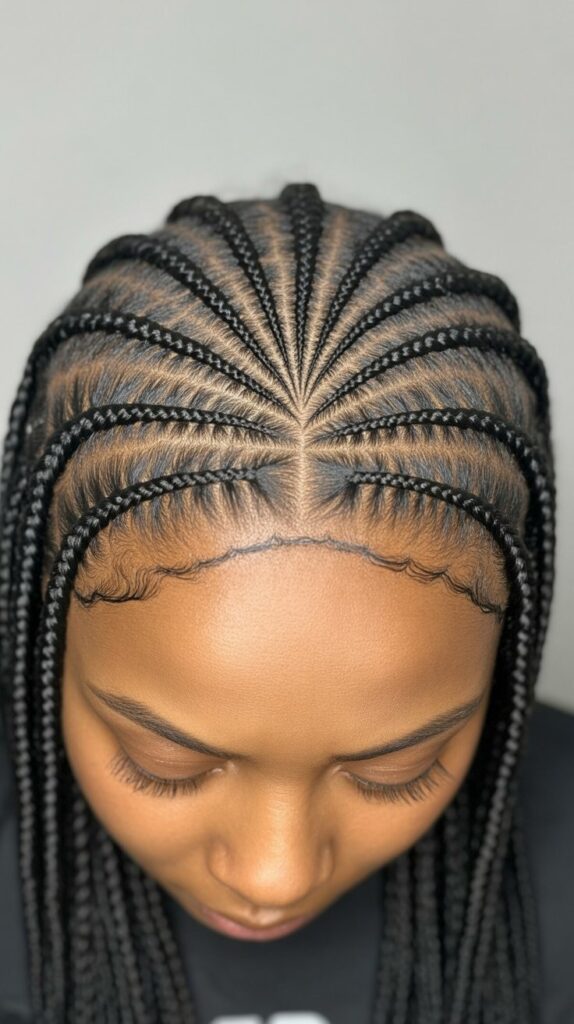 Triangle Box Braids