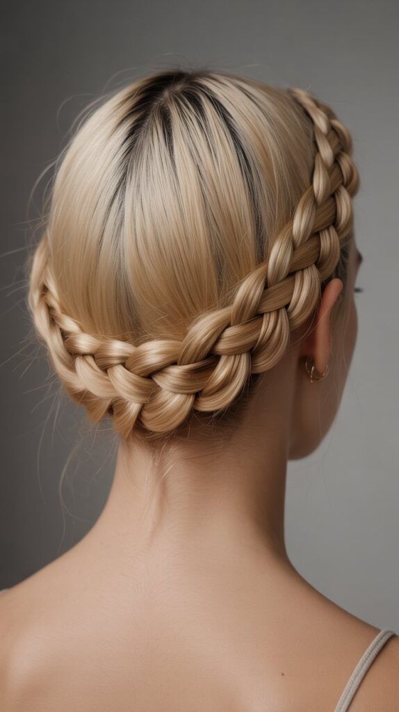 30 Braided Greasy Hair Hairstyles to Try 2 Dutch Braid Crown