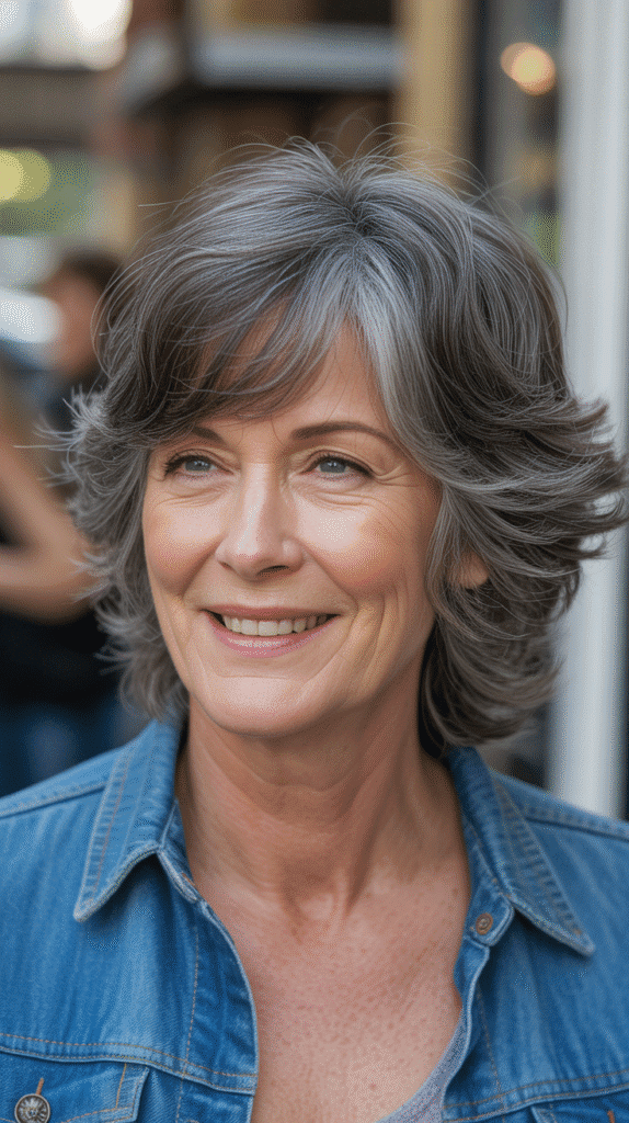 Top 36 Low-Maintenance Haircuts for Women Over 70 10 The Choppy Lob