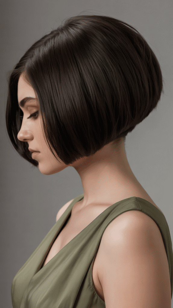 Best 37 Flattering Stacked Inverted Bob Haircuts for Thin Fine Hair 8 Rounded Stacked Bob for Maximum Crown Volume