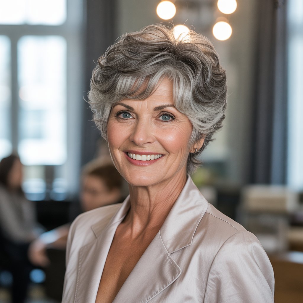 Layered Pixie with Volume