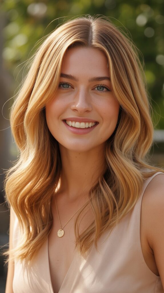 Warm Blonde Highlights