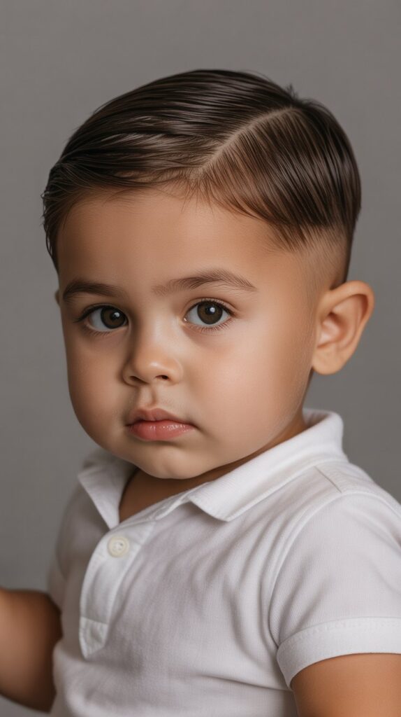 Best 33+ Baby Boys' Haircuts for Straight Fine Hair 3 Side Part Classic
