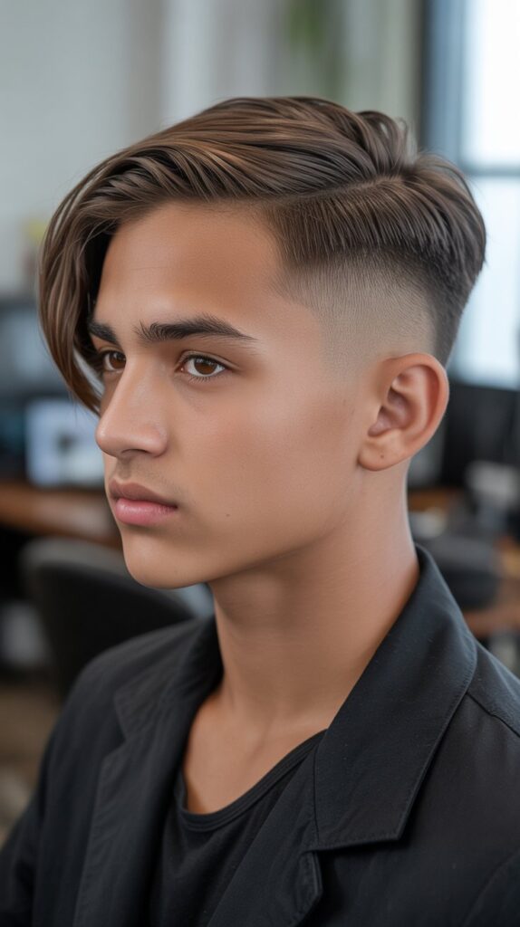 30+ Trendy Haircuts for Boys in 2025 You Won't Want to Miss 7 Side-Swept Undercut