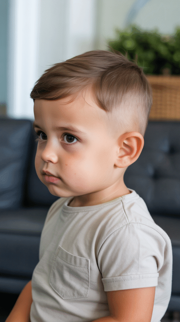 30 Cute Toddler Boy Haircuts Every Parent Will Love 14 The Tapered Cut