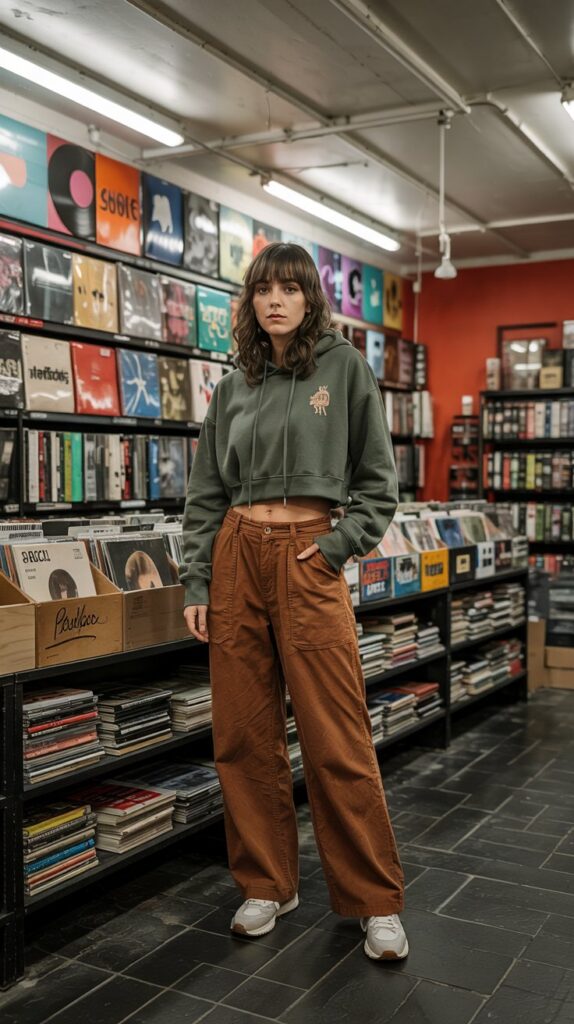 Corduroy Pants and Hoodie