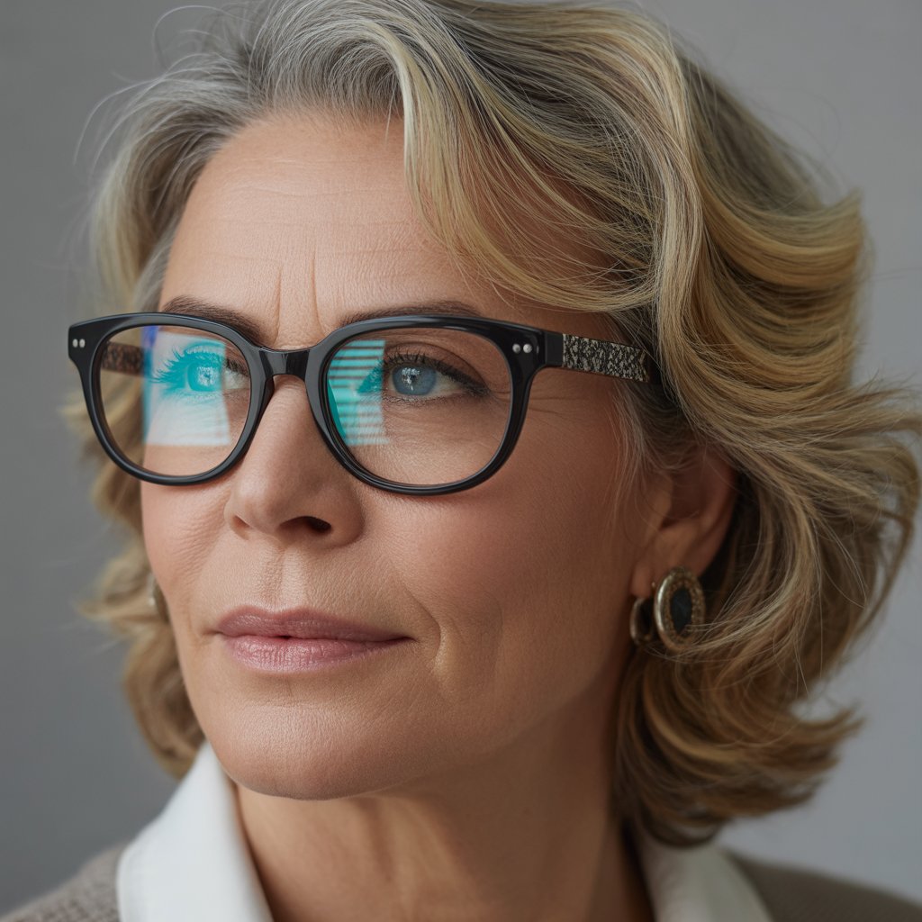 Lowlights for Glasses Wearers: Complementary Coloring