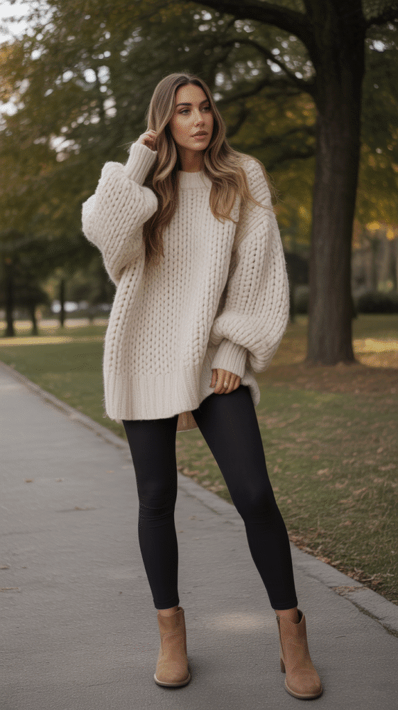  Denim Jacket Layered Over Midi Dress