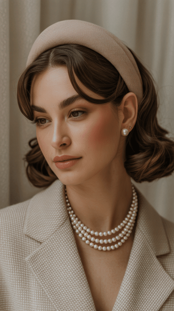 30 Simple and Stylish Greasy Hair Hairstyles 8 The Headband Tuck