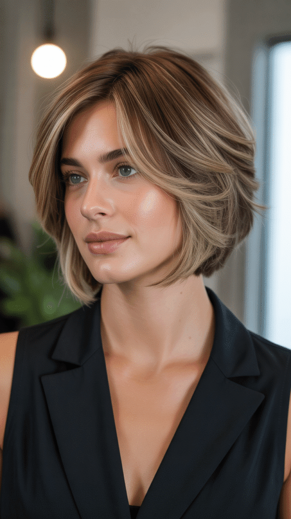 Best 30+ Chic Short Stacked Inverted Bob Haircuts for a Modern Look 12 Stacked Bob for Fine Hair