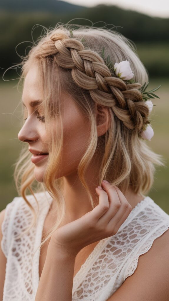 Dutch Braid Crown