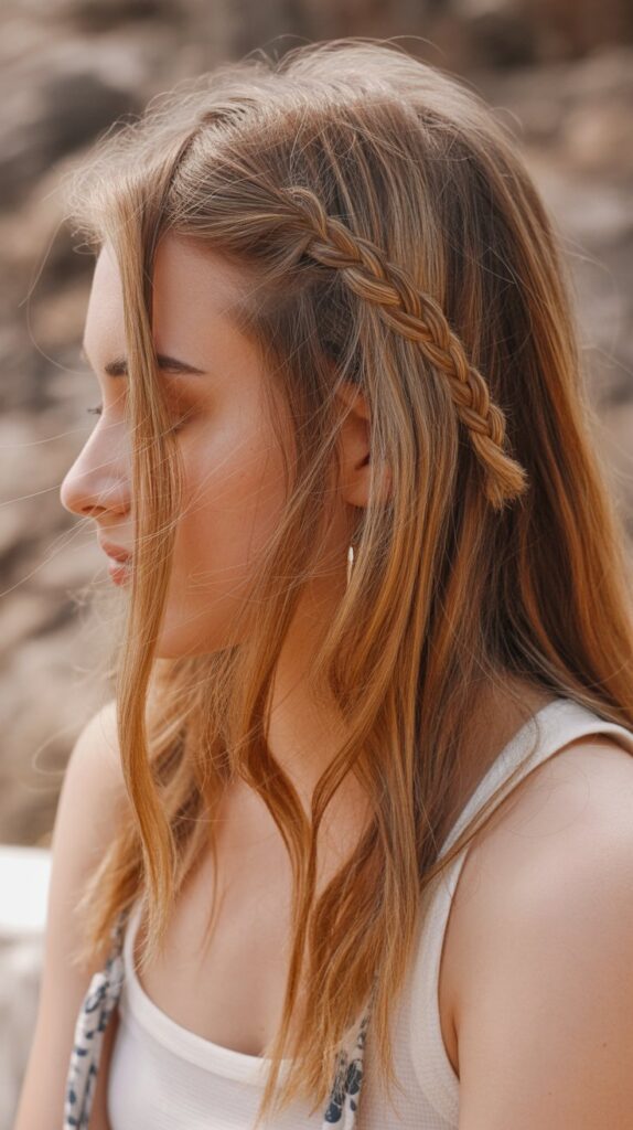  Side Braid Accent