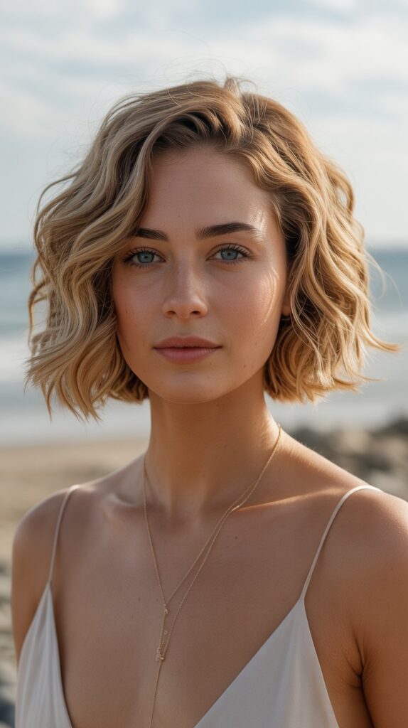 26 Flattering Angled Bob Haircuts Round Faces 12 Wavy Angled Bob