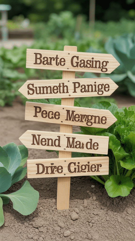 Top 37 Small Wood Projects to Sell Fast 31 Wooden Garden Markers