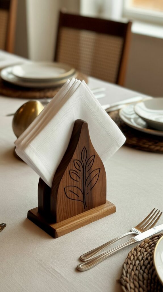 Best 47 Small Wooden Projects That Are Easy and Profitable 32 Wooden Napkin Holders