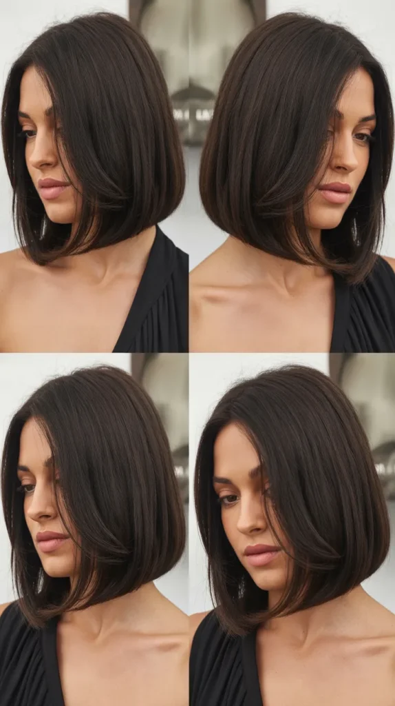 Long Bob with Invisible Layers