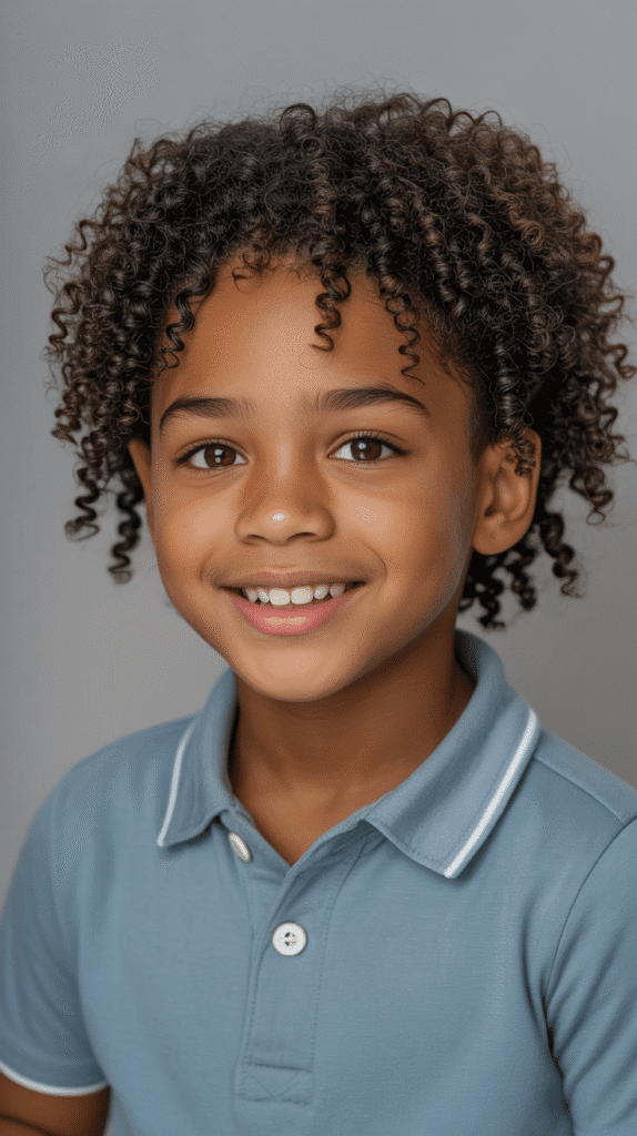 25 Little Boy Curly Haircuts That Show Off Those Curls 16 Two-Strand Twist Out Cut