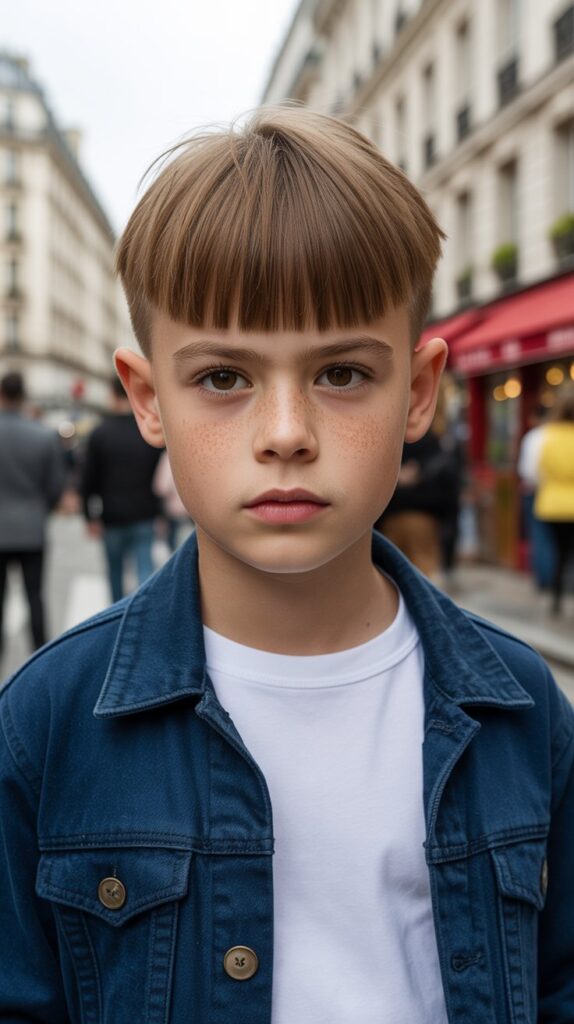 25 Little Boy Haircuts for Straight Hair That Always Look Neat 10 French Crop