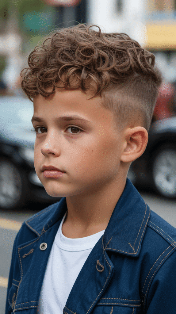 25 Little Boy Curly Haircuts That Show Off Those Curls 18 High Top Curls