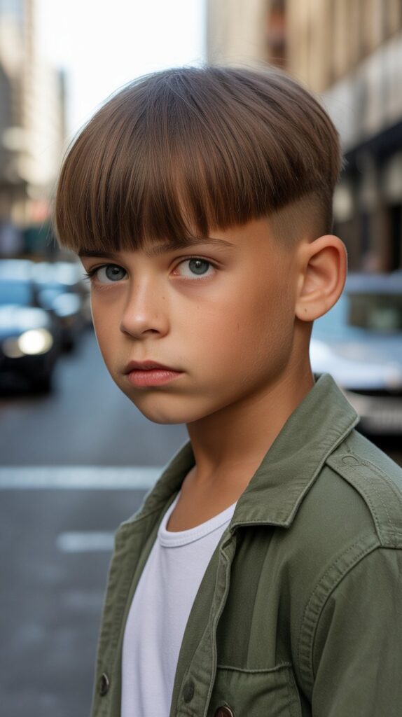 25 Little Boy Haircuts for Straight Hair That Always Look Neat 5 Bowl Cut (Modern Version)