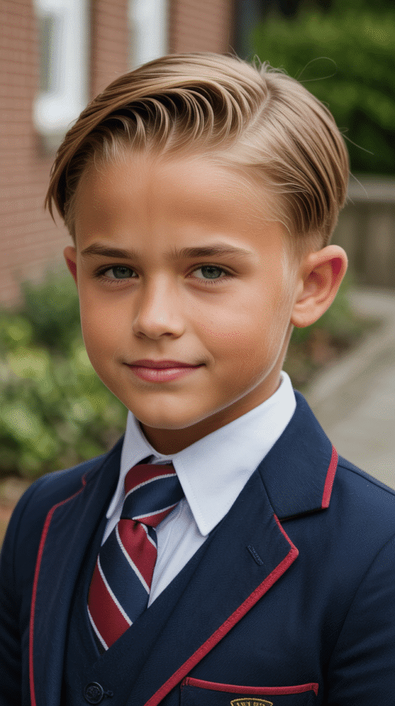 Effortless Mornings: Top 32 School-Ready Boys' Haircuts You'll Love 7 Comb Over