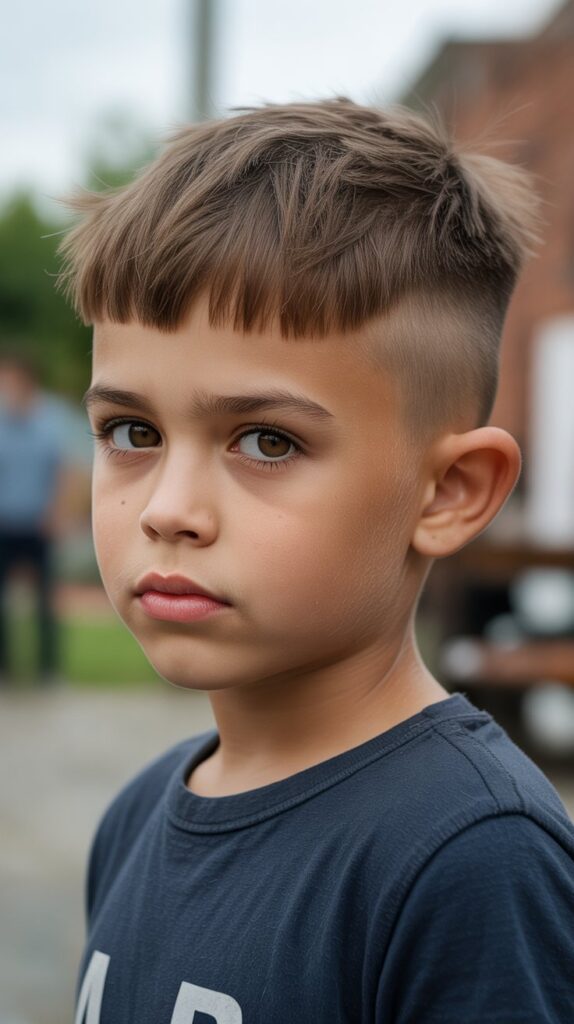 25 Little Boy Haircuts for Straight Hair That Always Look Neat 2 Textured Crop