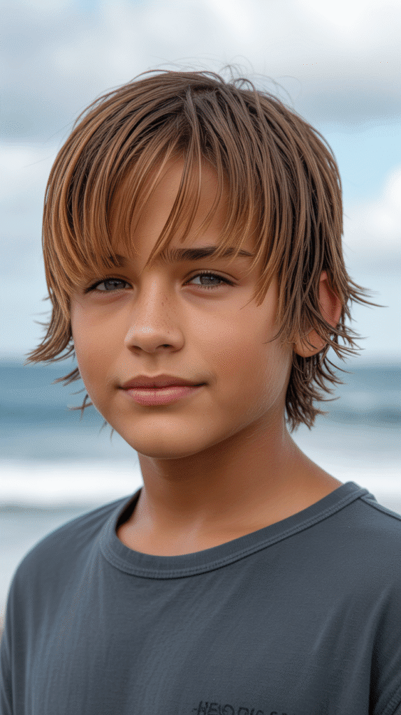 Best 30 Boys' Haircuts with Fine Straight Hair 22 Surfer Shag