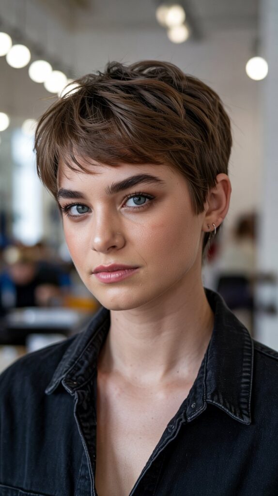 27+ Cute Haircuts for Thin Hair to Add Volume and Style 2 Layered Pixie Cut