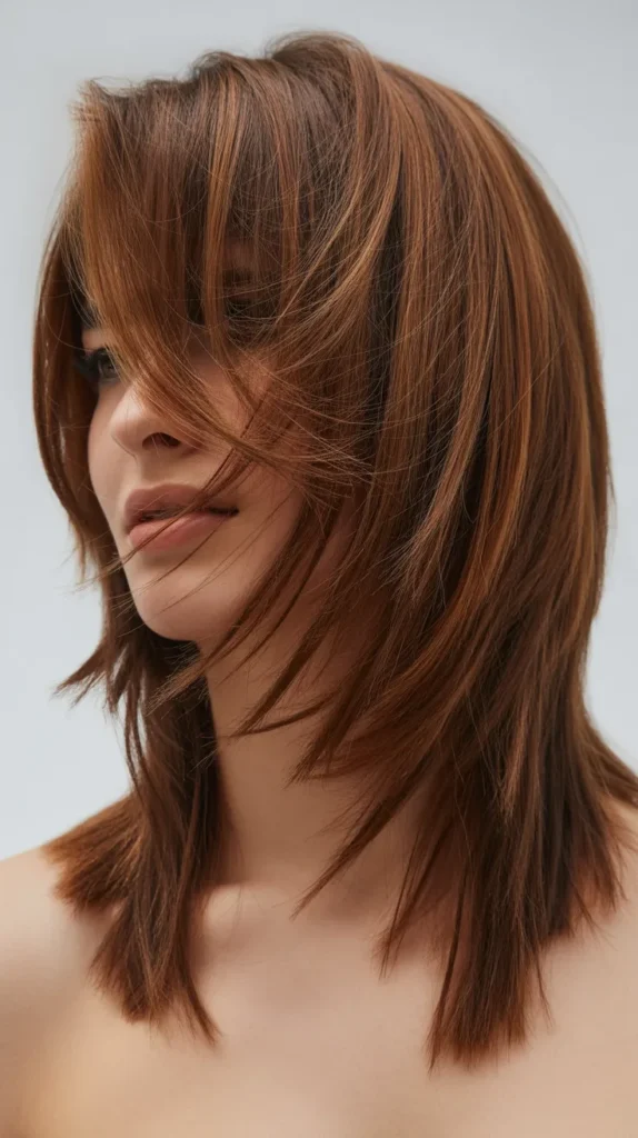 Choppy Layers with Wispy Bangs