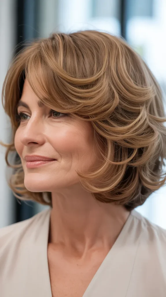 Soft Wavy Bob with Loose Layering
