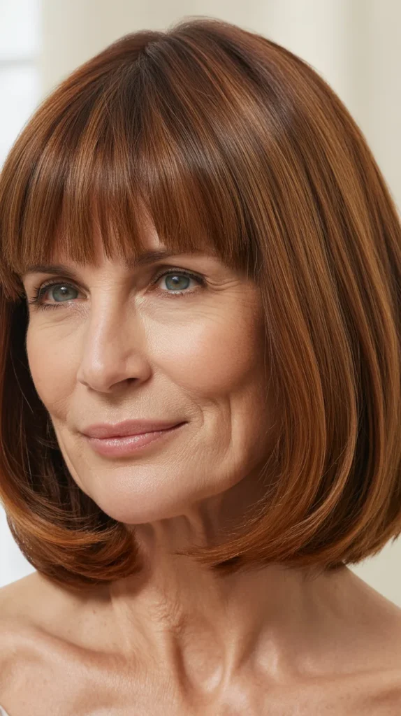 Full Bangs with Thinned Ends