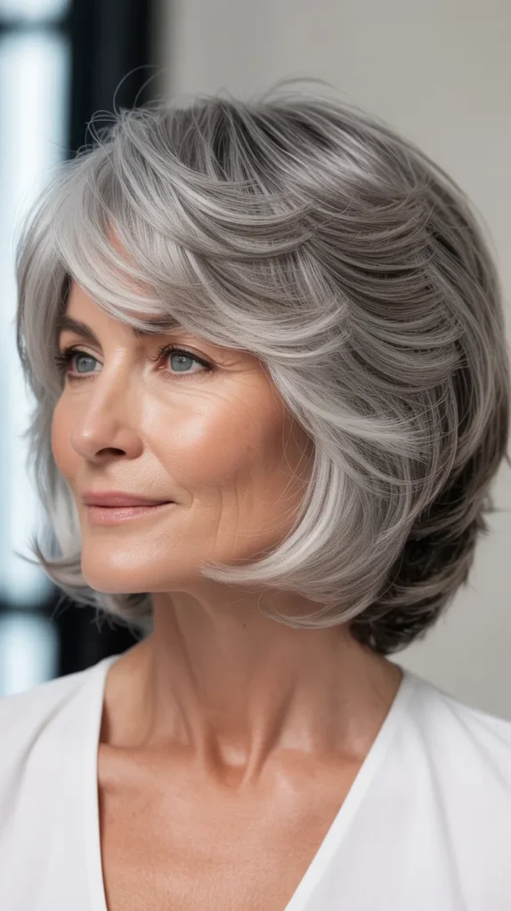 Stacked Bob with Volume