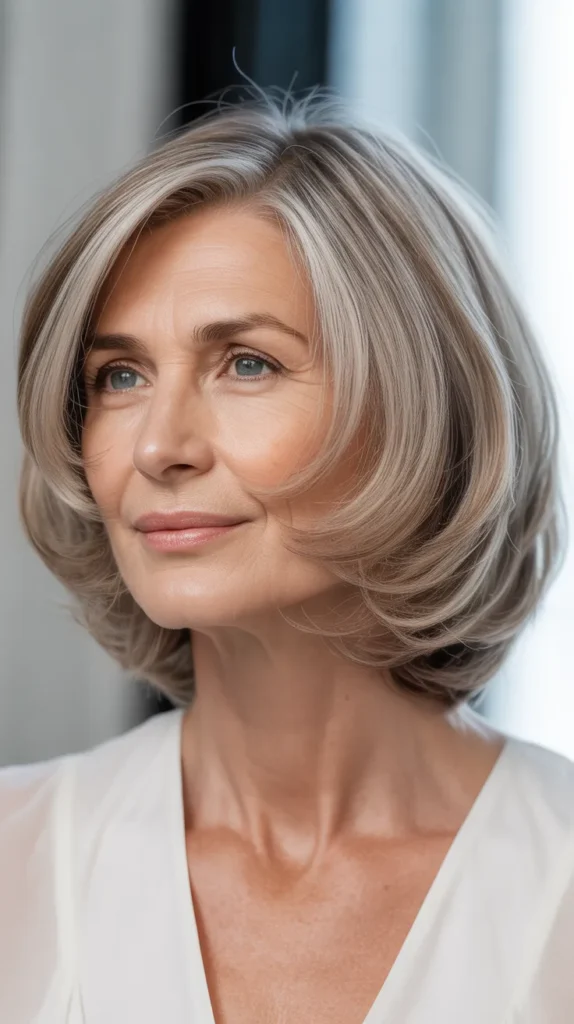  Feathered Bob with Softness