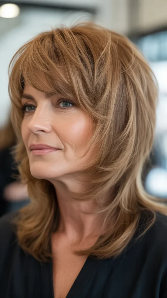 The Choppy Midi with Bangs