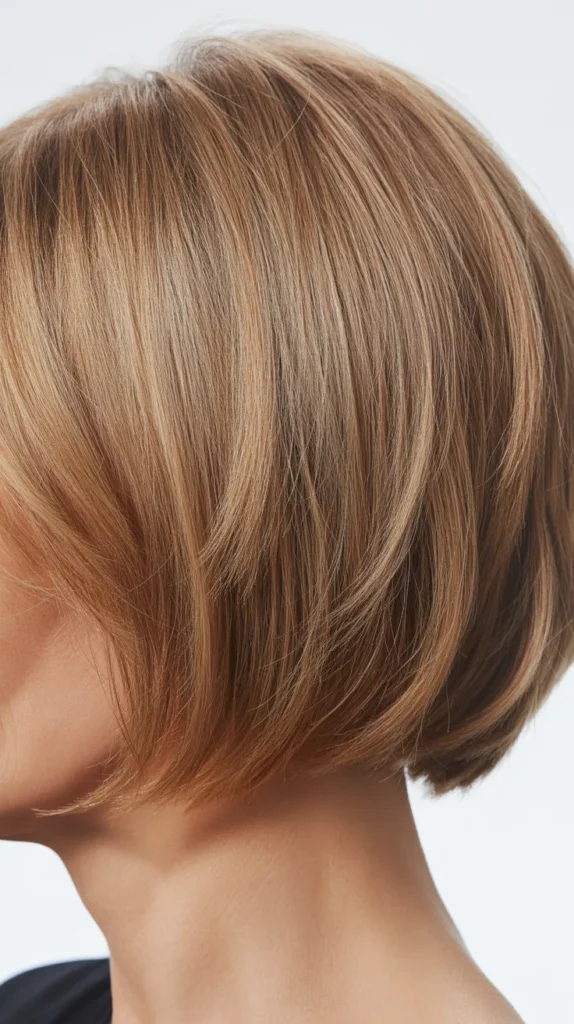 Tapered Bob with Soft Neck-Hugging Layers