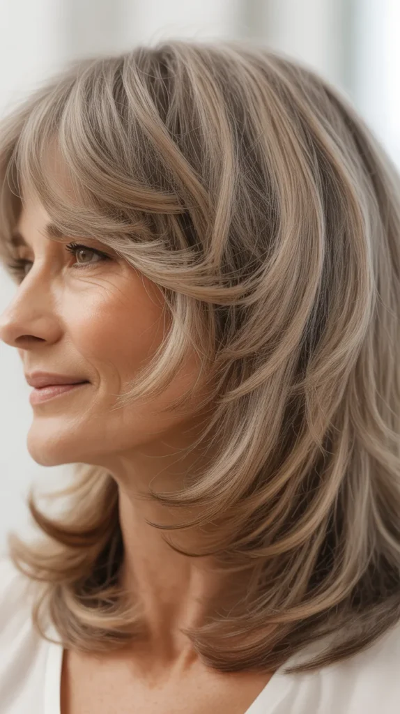 Layered Cut with Subtle Balayage