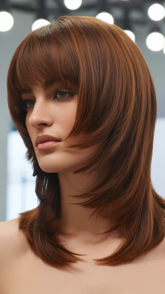 Asymmetrical Layers with Angular Bangs