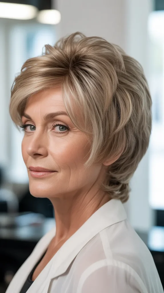 Textured Crop with Volume at Crown