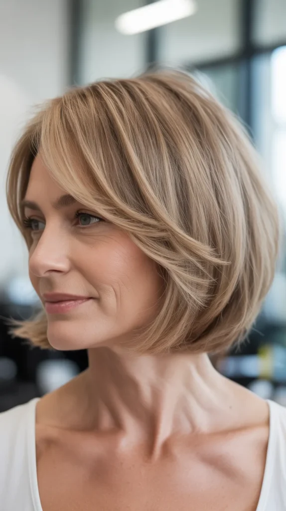 Soft A-Line Bob with Feathery Layers